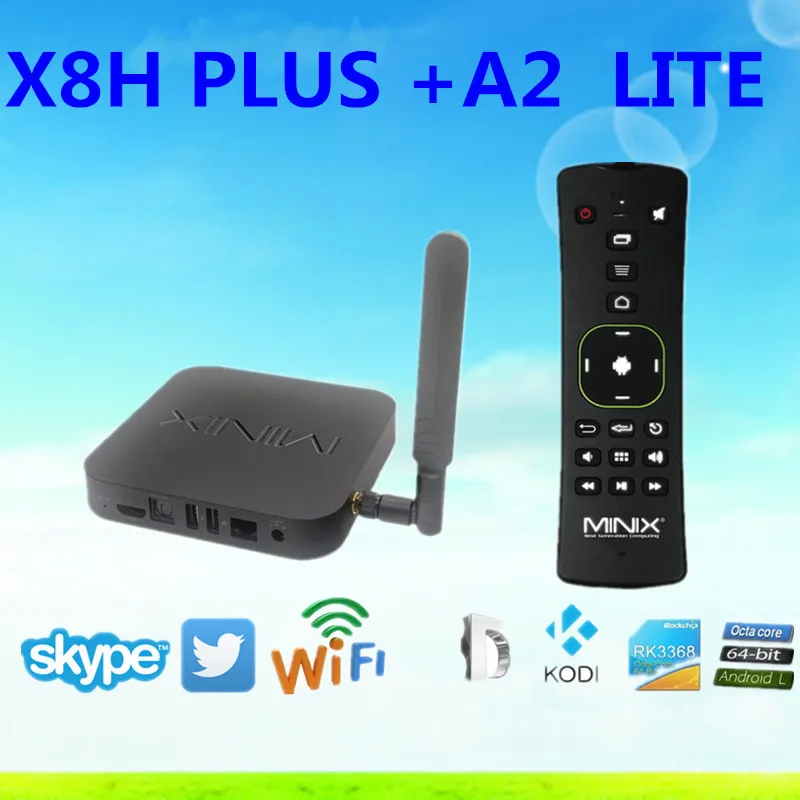 5 ШТ. Новый MINIX NEO X8-H Plus x8h PLUS Amlogic S812 Quad-Core Android 4.4 Google TV box 2GB16GB 4 К H.265 XBMC IPTV Smart MINI PC |