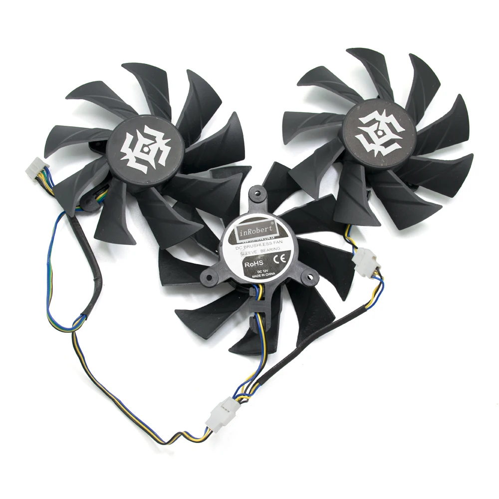 85 мм 4PIN 42 охлаждающий вентилятор GPU Замена для ZOTAC Geforce GTX1070 8GD5 RTX 2070 8GD6 2080 2080Ti 11GD6 X