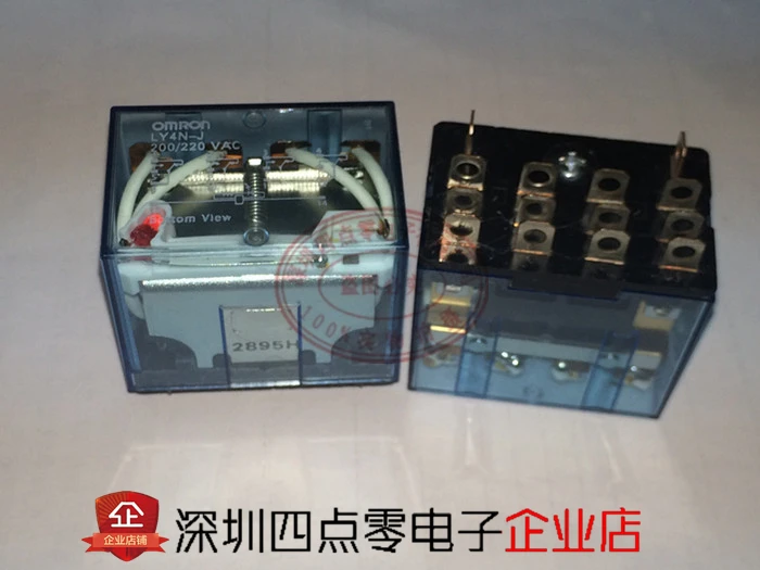 100% оригинальный новый LY4N J 12VDC LY4NJ 24VDC 200 220VAC 14 контактов 10А реле питания|relay