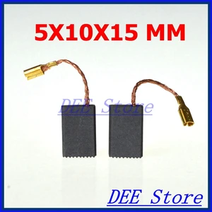 20 шт., Графитовые Щетки для электродвигателя, 5 х10х15 мм