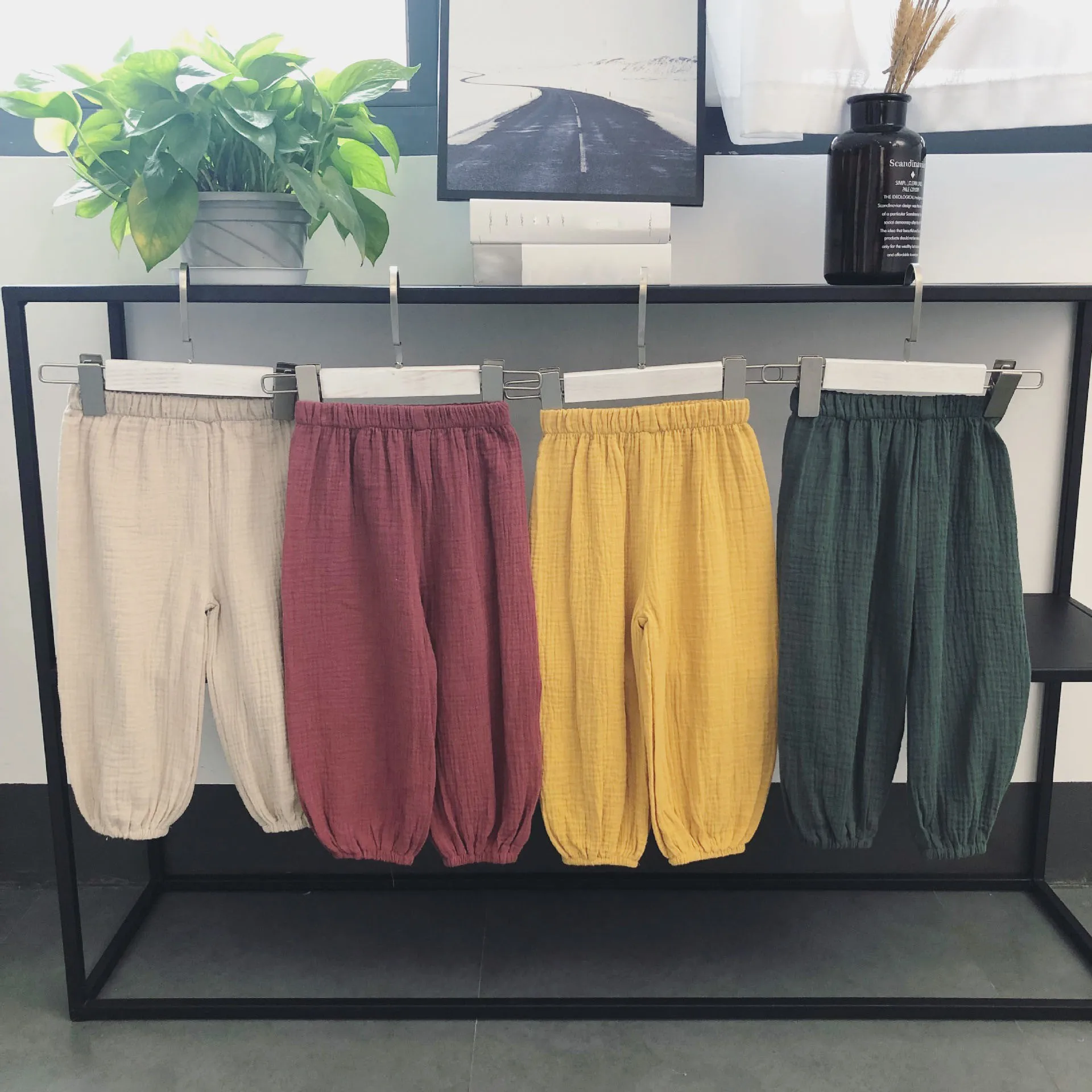 Новинка 2019 летние детские брюки для малышей повседневные брюки-фонарики в