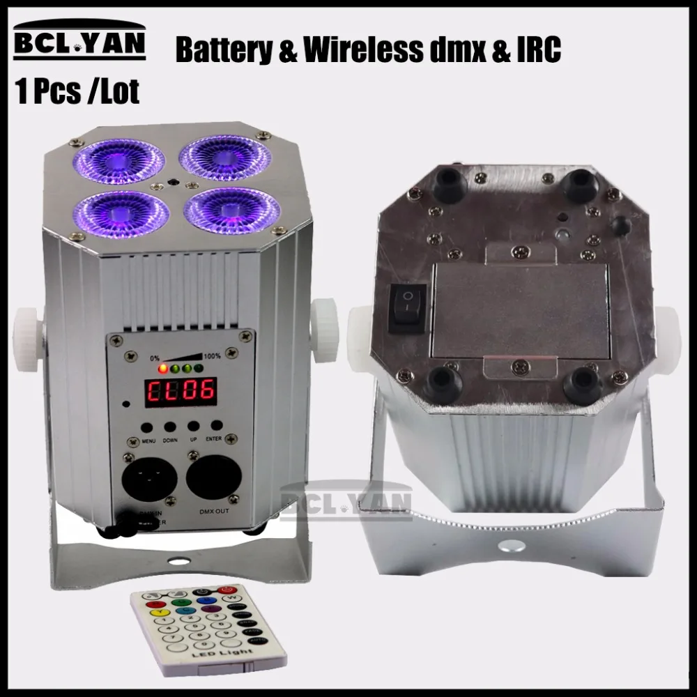 Новый недорогой мини светильник 18 Вт RGBWA UV 6 в 1 Freedom led HEX par беспроводной DMX ИК пульт