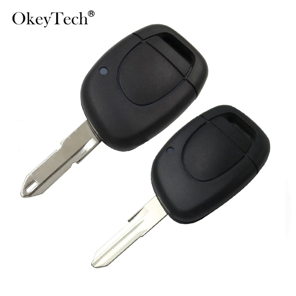 

OkeyTech 1 Button Transponder Remote Car Key Shell For Renault Kangoo Trafic Laguna Megane Scenic 1 2 3 Espace Replacement Case