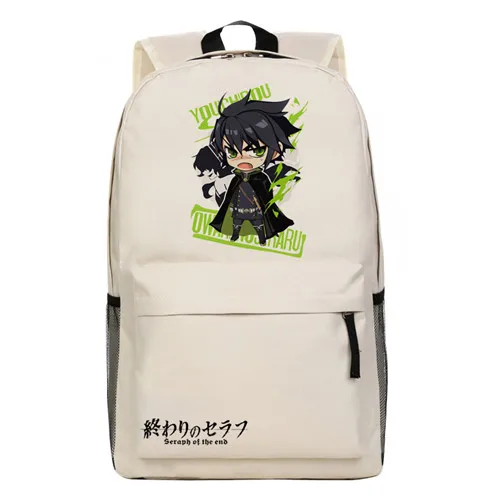 2 Harajuku аниме Серафим конца Yuichiro Hyakuya печати рюкзак Холст Школьные сумки рюкзаки для косплея для девочек-подростков - Цвет: 2