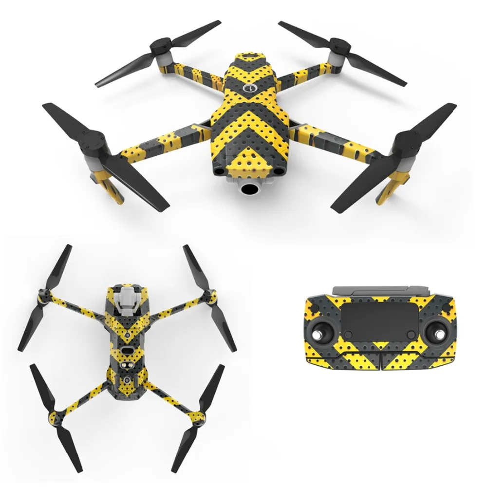 RCGEEK 3D водонепроницаемый корпус батарея наклейка удаленного контроля наклейки Набор для DJI MAVIC 2 Pro/Zoom-MC01