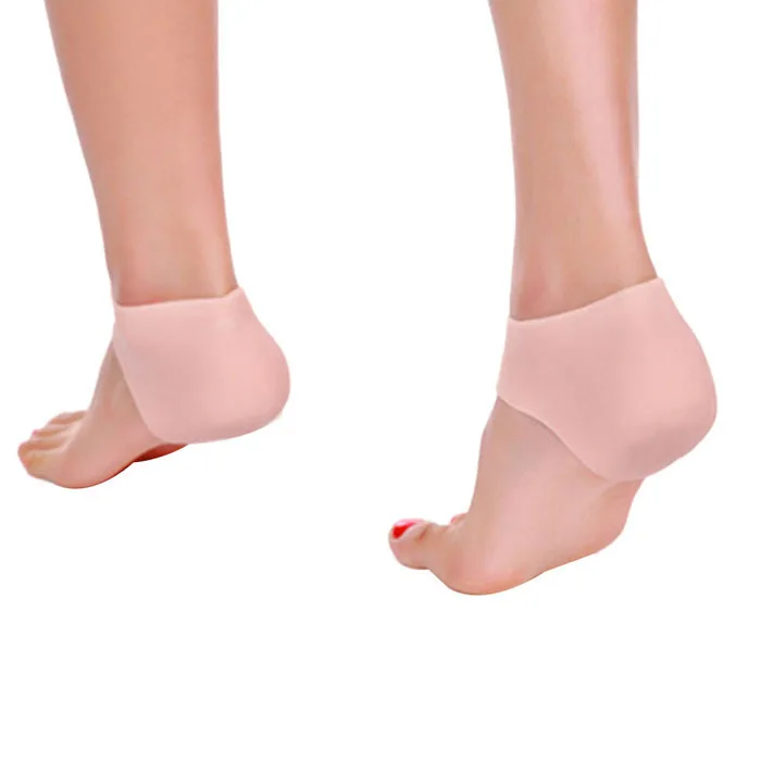 1 пара мягких силиконовых носков для поддержки лодыжки и пятки увлажняющий гель