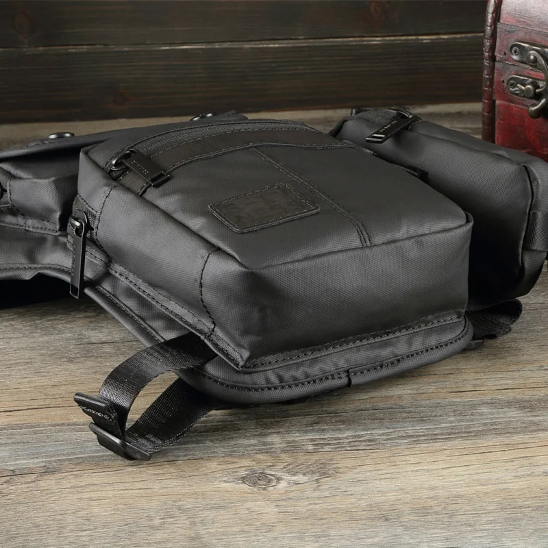 Мужская водонепроницаемая поясная сумка из нейлона/холста дорожный мессенджер