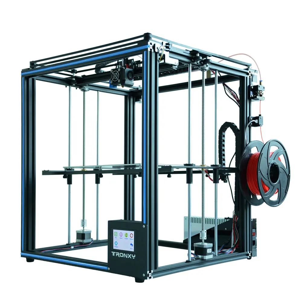 TRONXY X5SA Высокая точность большой размер печати 3D принтер 3,5 дюймов сенсорный экран принтер