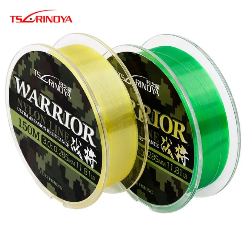 Леска рыболовная нейлоновая TSURINOYA Warrior 150 м 1 0 # 5 2 3 #|Рыболовные лески| |