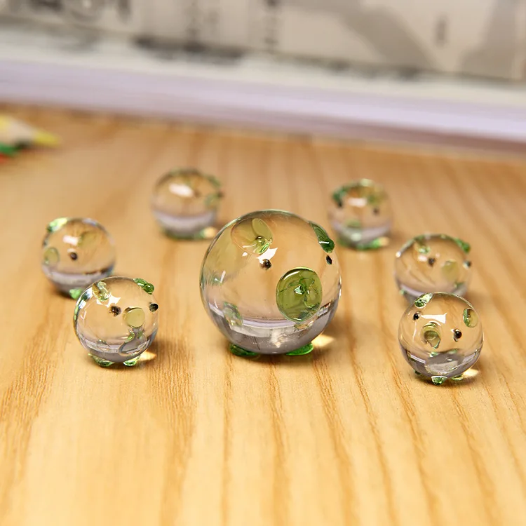 Милые хрустальные свинки набор креативные маленькие украшения miniatura Террариум