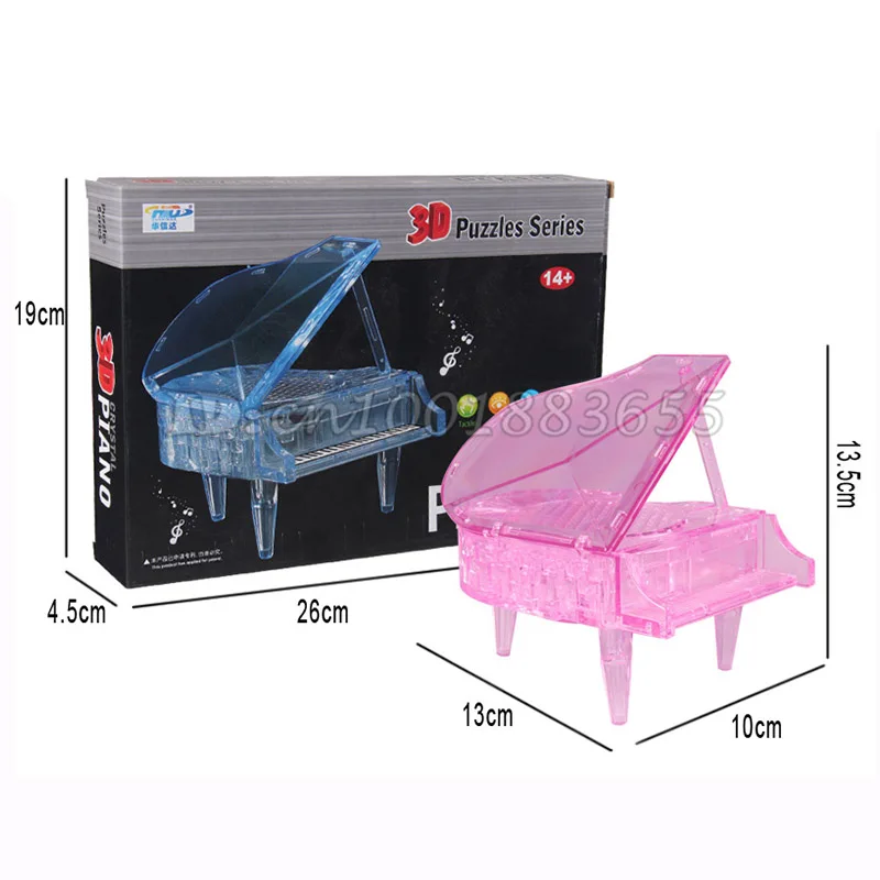 Бесплатная доставка 3d Трехмерная Хрустальная головоломка развивающие игрушки