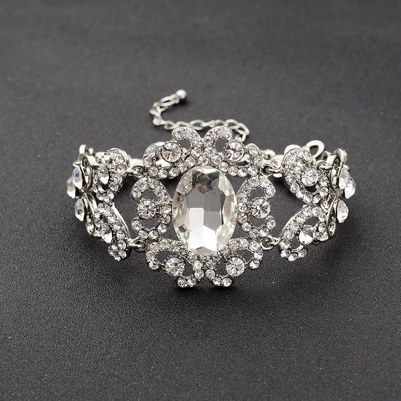 Корейский стиль новинка 2017 браслет невесты со стразами модные ювелирные