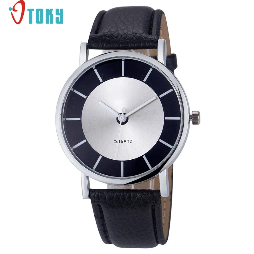 OTOKY Women Fashion Retro Red Dial Leather Analog Quartz Wrist Watch Watches DropShipping #0713 | Наручные часы