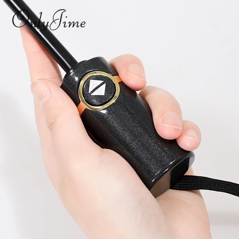 Only Jime Flowers Automatic Umbrella Fashion Three Folding Black Coating Rain and Sun Dual-use Anti-UV Female Umbrellas | Дом и сад