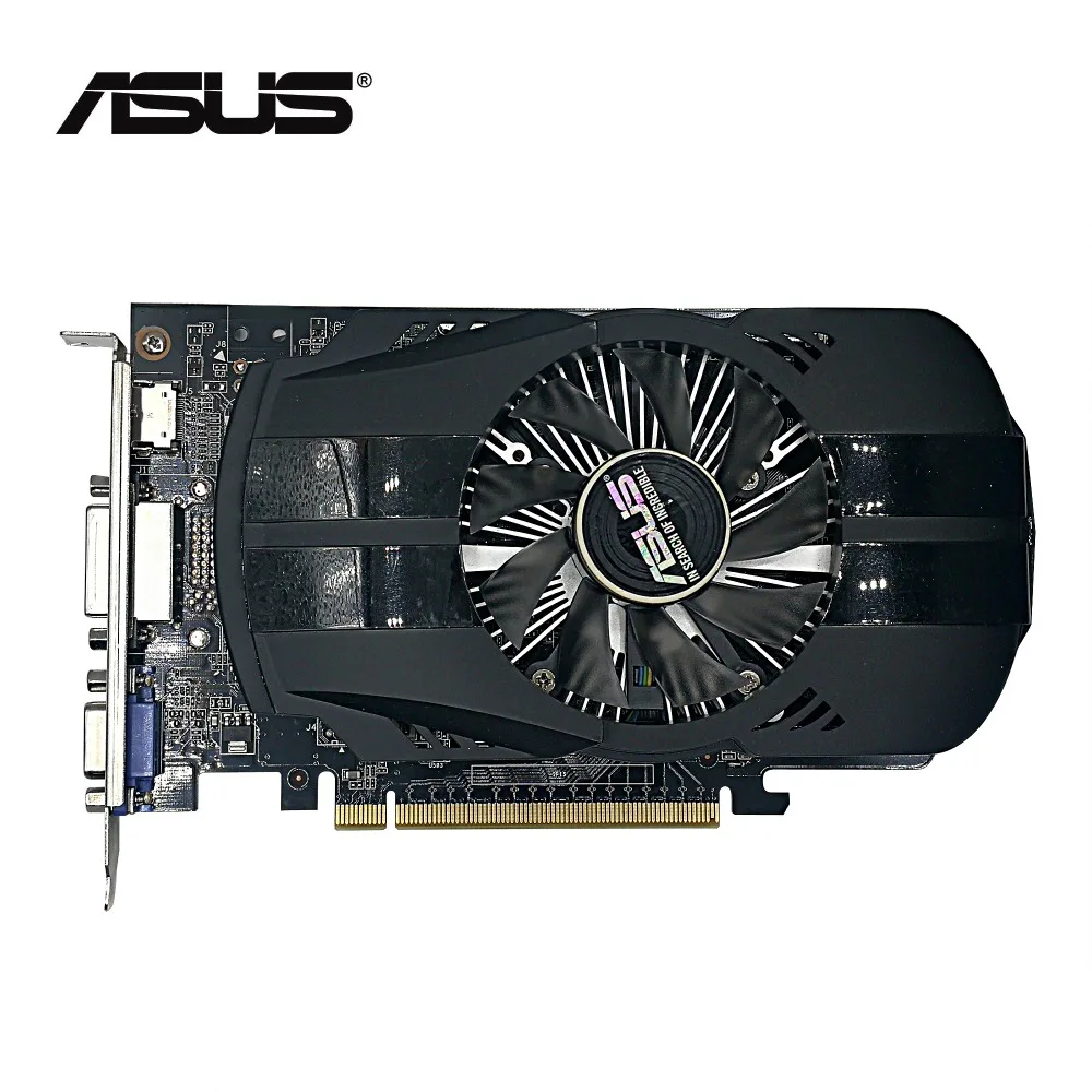 Б/у 2 шт./лот ASUS GTX 750 2G GDDR5 128bit HD Графическая карта 100% Протестировано