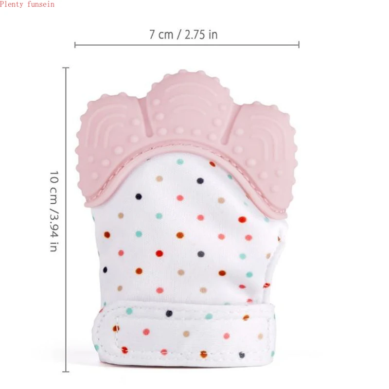 Baby'sTeething Mitten самоуспокаивающие обезболивающие перчатки ZiZi безопасный не