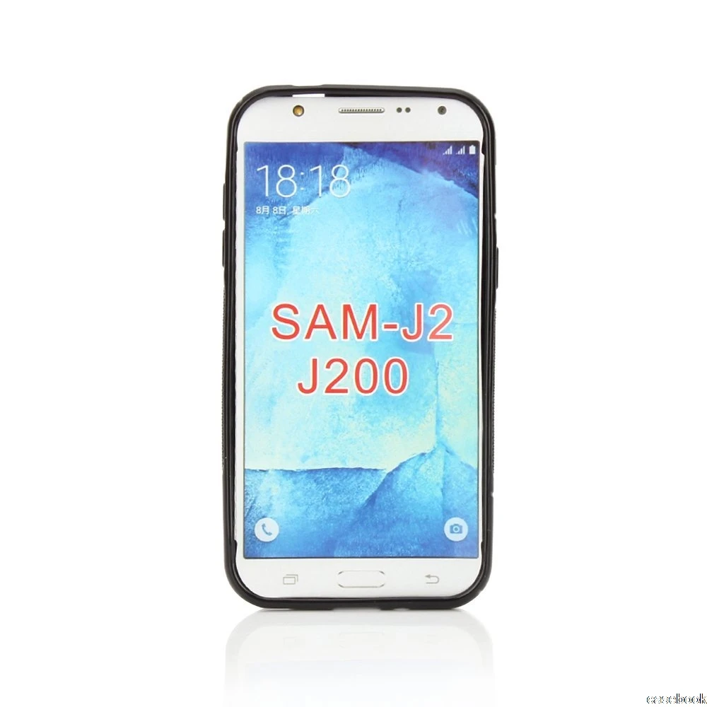 Для Samsung Galaxy J2 J200 J200F J200G S Линии Силиконовой Анти Skiding гель ТПУ Тонкий Мягкий Чехол