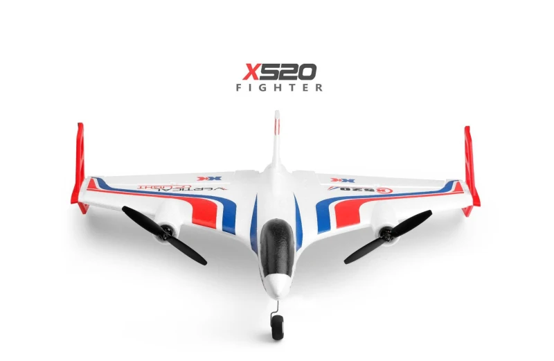 WI-FI FPV пена дистанционного управления RC планер X520 2,4 г 6CH 720P HD камера вертикального взлета посадка двойной бесщеточный трюк RC самолет RTF