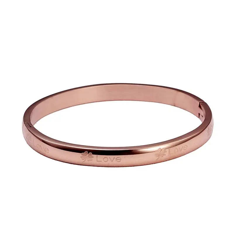 rose gold style 5 Полые Звездные Браслеты из нержавеющей стали, выгравированный браслет с кристаллами для женщин и мужчин, брендовые ювелирные изделия - Окраска металла: rose gold style 5