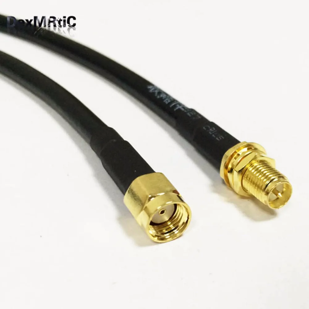 Совершенно новый обратный RP SMA штекер переключатель Женский переходник RG58 кабель