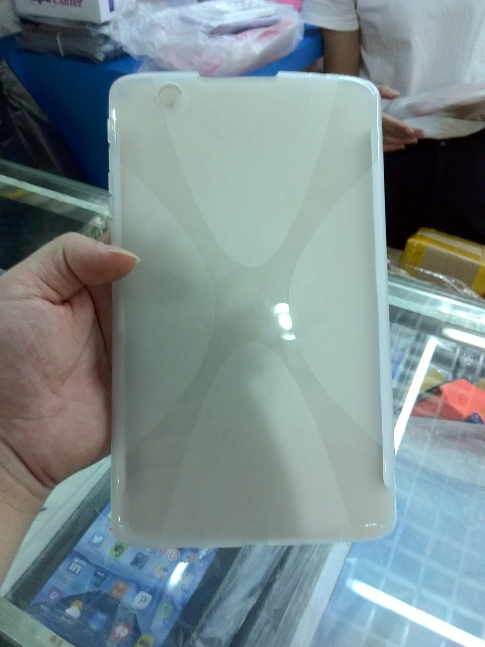 Ультратонкий Мягкий силиконовый защитный чехол X Line из ТПУ для планшета LG G PAD 8 0