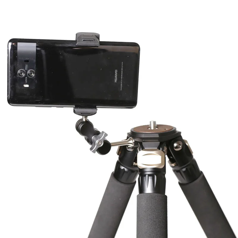 XILETU TM-1 Magic Arm с 1/4 дюймовой универсальной винтовой поддержкой для штатива мобильного телефона флэш-микрофон с подсветкой аксессуары для фотосъемки