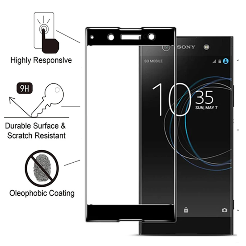Защитное стекло для sony xperia xa xa1 xa2 ultra plus, защитная пленка для экрана ax ax1 ax2 a x 1 2, защитная пленка из закаленного стекла
