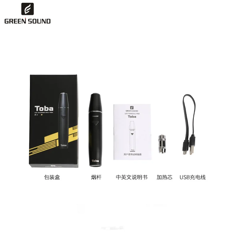 Оригинальный испаритель GreenSound Toba жара не горящая палка для RQOS e cig arette Vape pen