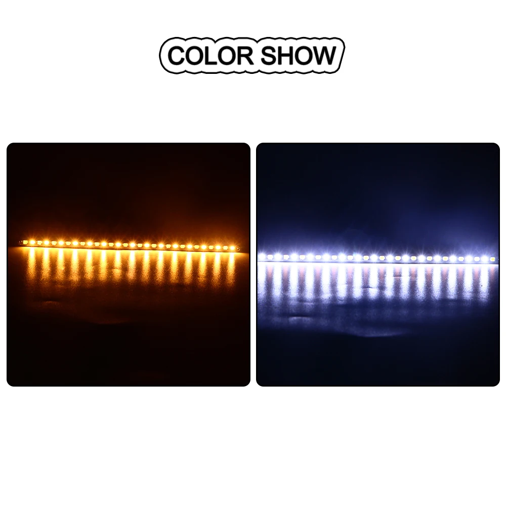 2X 3030 30 smd желтый и белый с функцией преобразования 750LM сигнала Предупреждение DRL