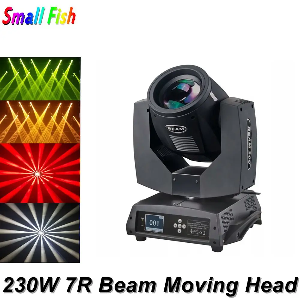 Sharpy Lyre Beam 230 Вт 7R Вращающаяся головка с сенсорным экраном луч освещение для сцены