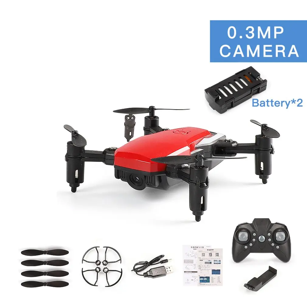 0.3MP 2 battery LF606 Дрон камера FPV Квадрокоптер складной RC дроны HD высота удержания мини-Дрон детские игрушки RC вертолет - Цвет: 0.3MP 2 battery