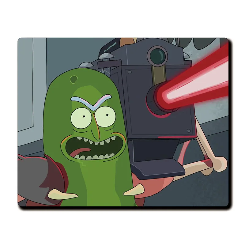 Crazy rick and dumb marty тема Печать Тяжелая ткань Нескользящий Резиновый коврик игровой коврик для мыши подставка 220*180*3 мм