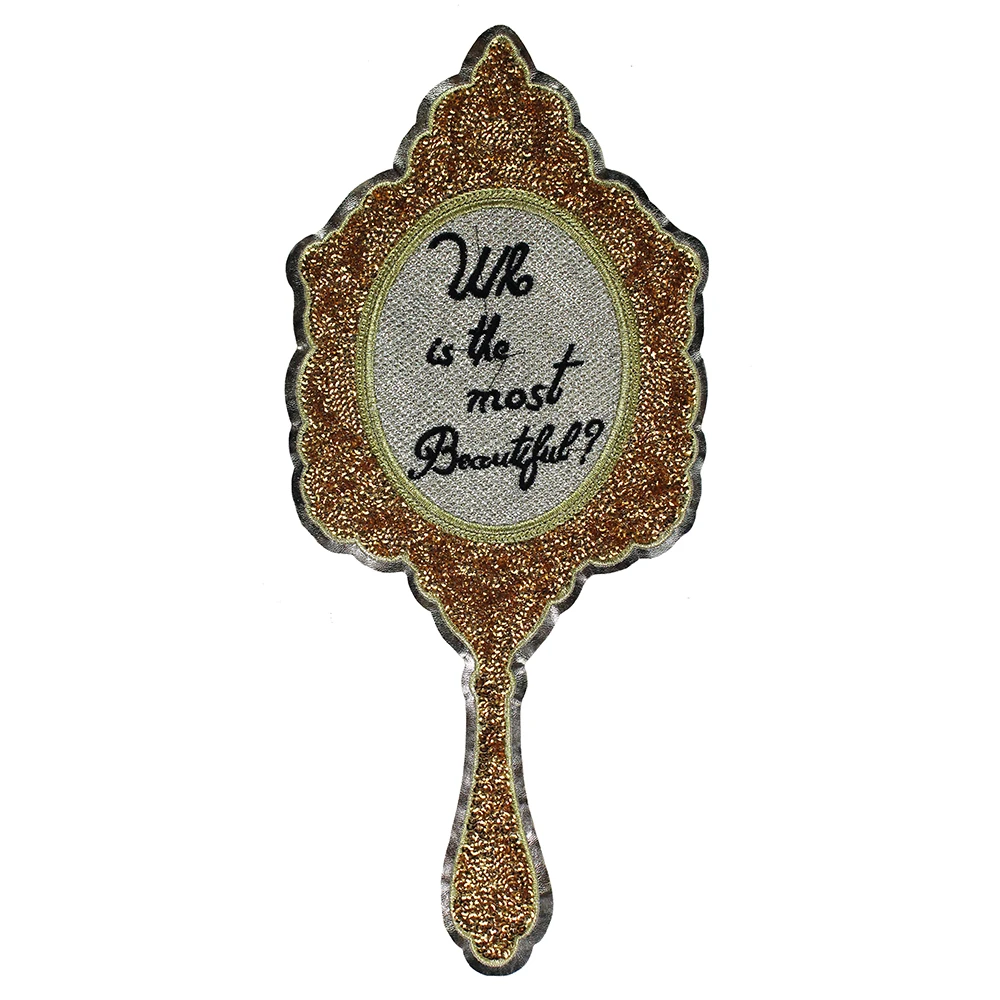 10 шт. модные блестки зеркальные буквы искусственная вышивка аппликация для