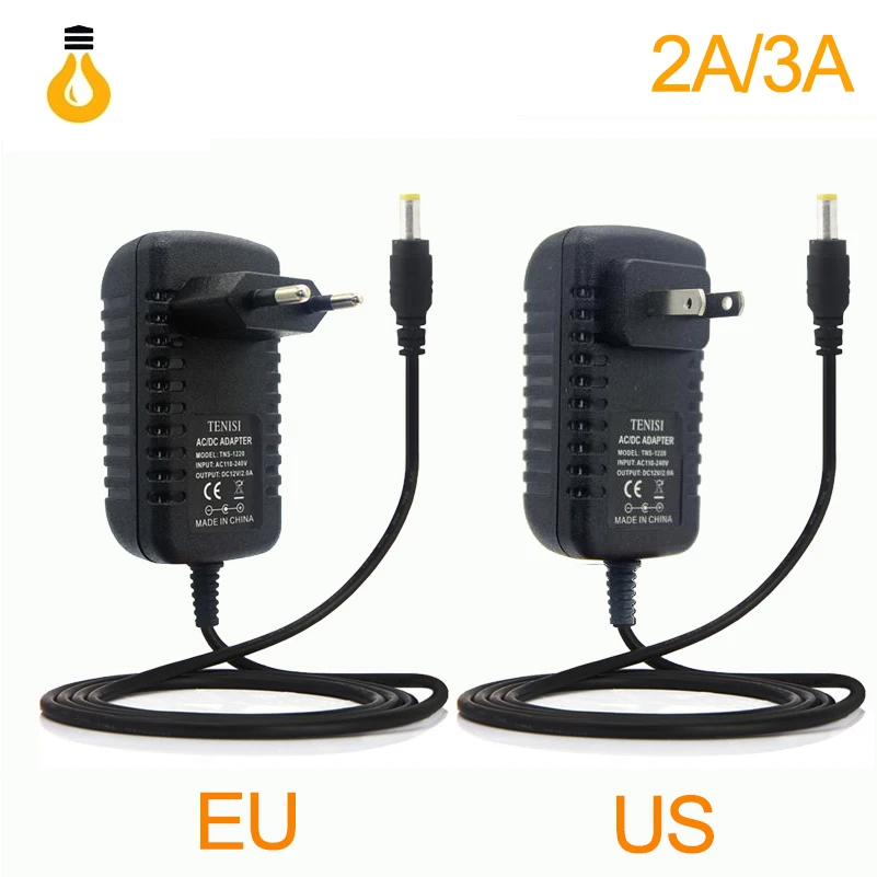 2017 безопасности Зарядное устройство AC100V 240 V постоянного тока до DC12V 2A 24 Вт