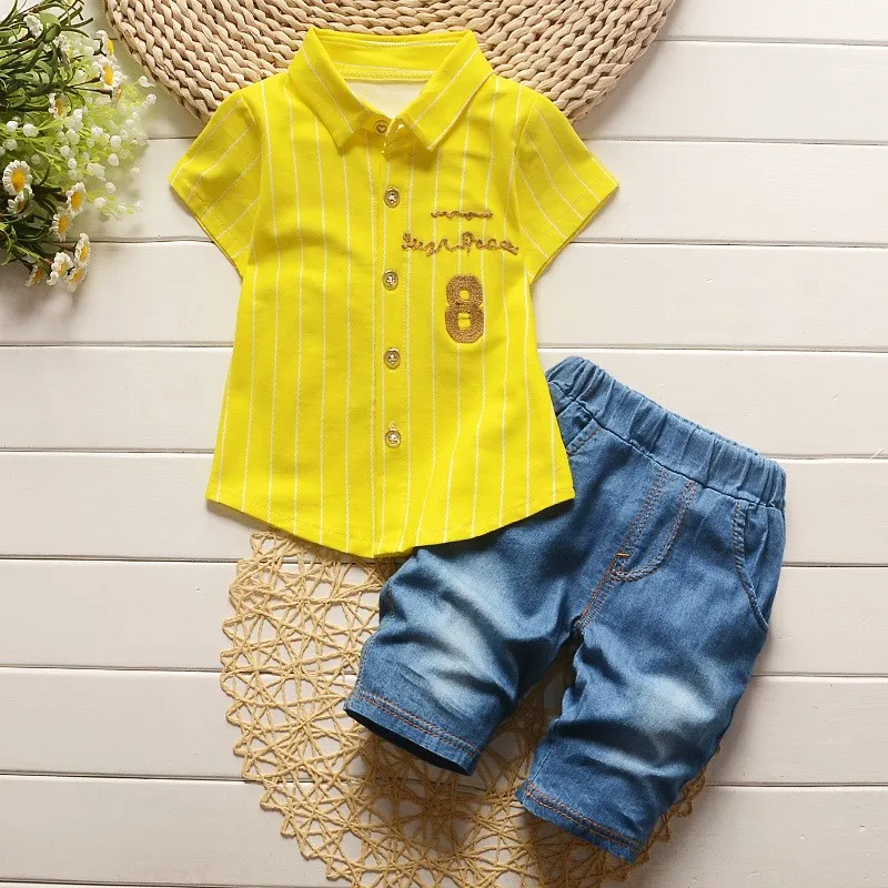 BibiCola Summer baby boys clothing set kids summer tracksuit children clothes sets toddler short | Детская одежда и обувь