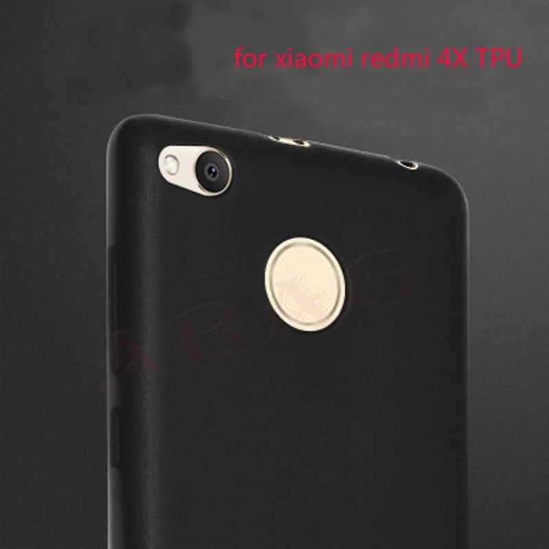 ТПУ карамельного цвета резиновый силиконовый чехол для xiaomi redmi 4X ABAG матовый
