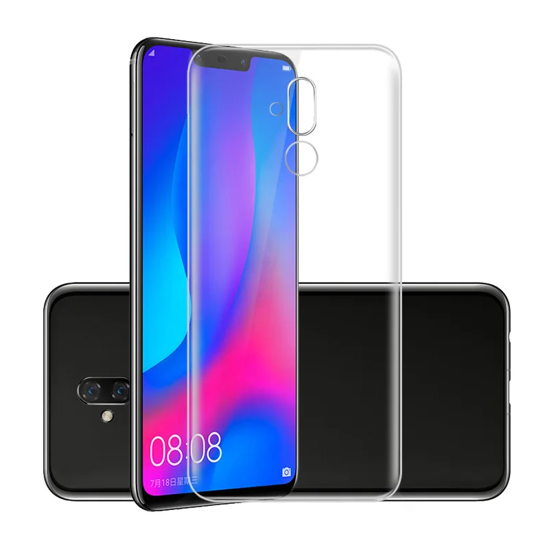 Huawei Mate 20 Lite Transparent Soft Case Mate20 Silicone TPU For SNE-LX1 Phone Cover 6.3&quot |