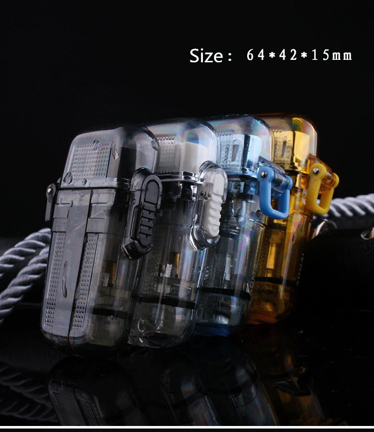 Портативная Водонепроницаемая Зажигалка фонарь лка для выживания на природе