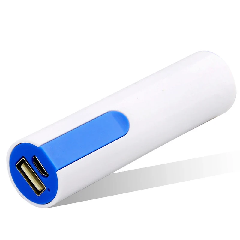 Blue 5V USB портативный внешний аккумулятор чехол Комплект 18650 зарядное устройство DIY коробка для сотового телефона - Цвет: Blue