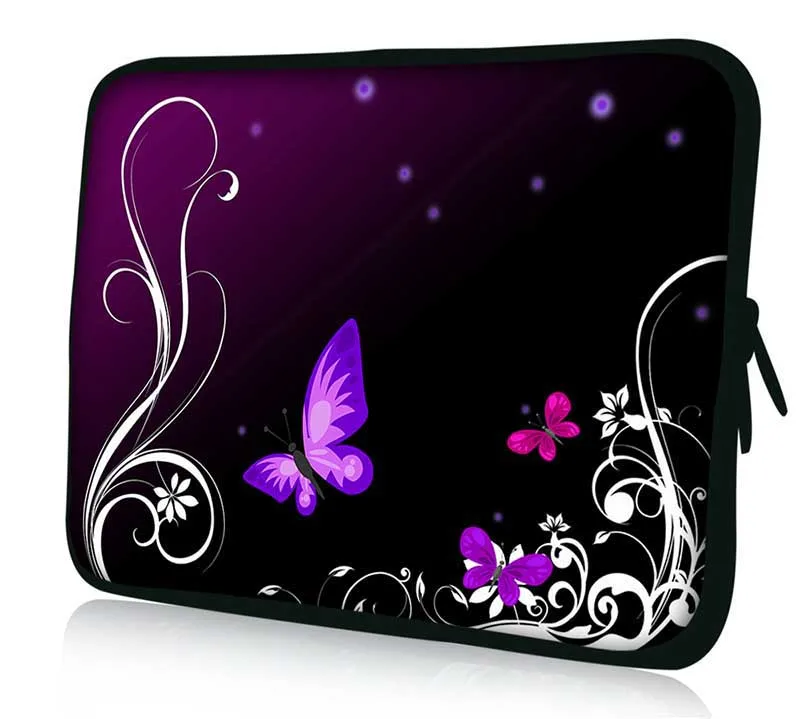 4 Бабочка дюймов 13 дюймов laptop sleeve 1" 15,6" Сумка для ноутбука 1" тетрадь чехол mac pro/lenovo/dell/ause/HP 13,3" 11,6" - Цвет: 4