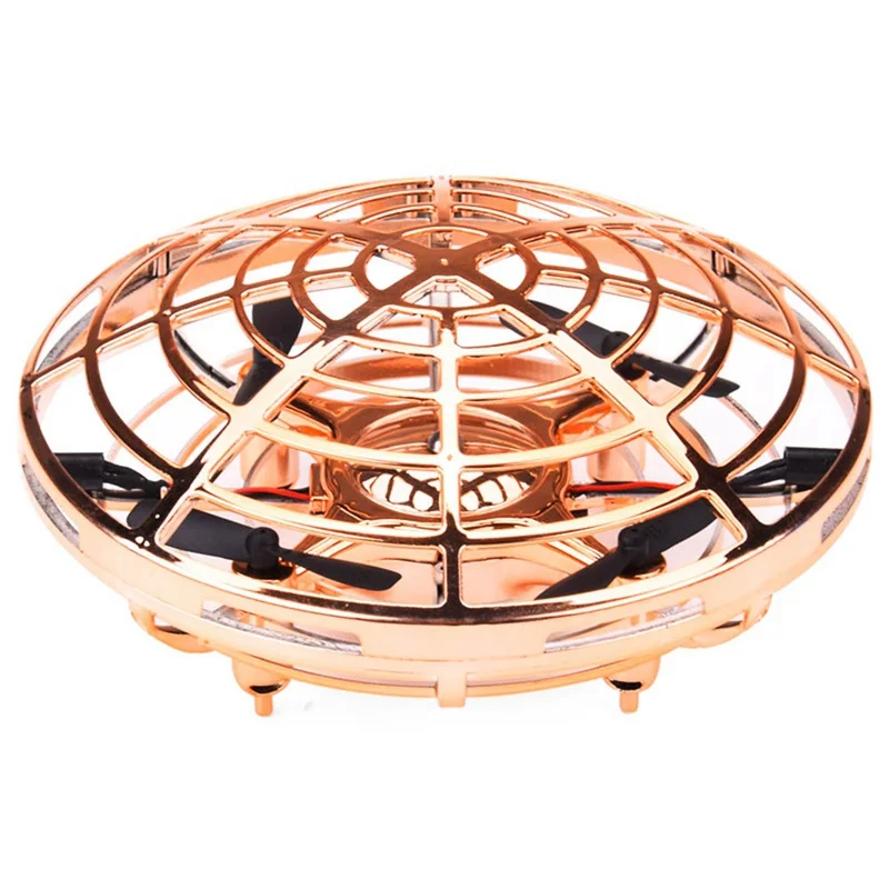 KUONGSHUN Anti-collision Hand UFO Ball Flying Aircraft RC Toys Hand-Controlled Suspension Induction Drone For Child | Электронные