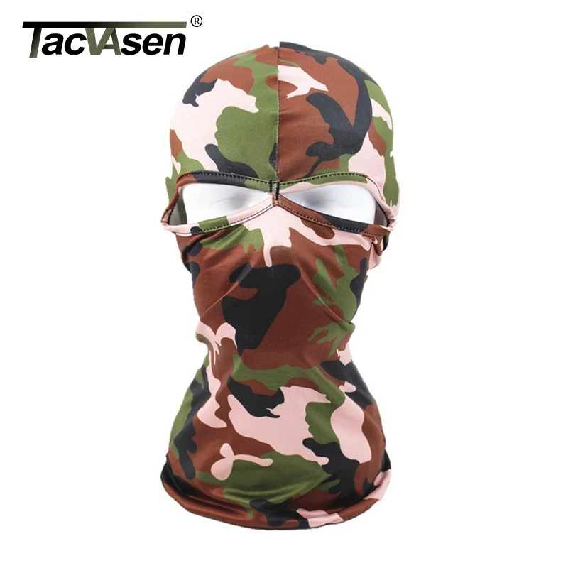 TACVASEN, летняя камуфляжная Балаклава, капюшон, головной убор, военный тактический шлем, маска для лица, для похода, рыбы, мотоцикла, маски для лица, страйкбол