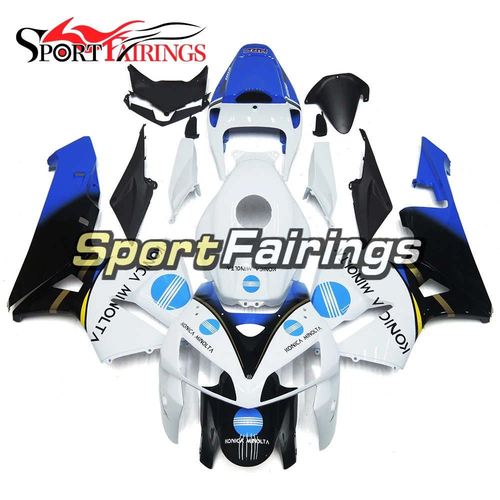 

Injection ABS Plastics Motorcycle Fairing Kits For Honda CBR600 CBR600RR F5 2005 2006 05 - 06 Frames White Black Blue Fittings