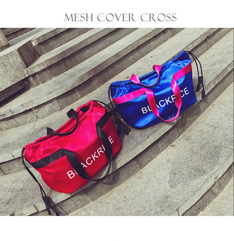 Письмо модный бренд Оксфорд Gym Bag для фитнес для женщин спортивная сумка чехол для мусора путешествия вещевой мешок женский