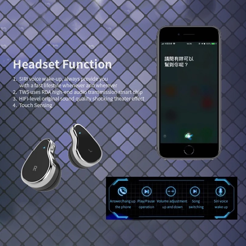 MAFAM T89 умный бизнес человек двойной Bluetooth наушники фитнес-браслет монитор сердечного ритма Смарт-браслет спортивные часы
