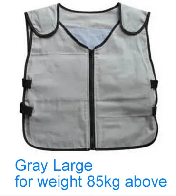 gray large size Летний жилет для охлаждения тела, сумка для льда, кондиционер, одежда для рыбалки на открытом воздухе, фабричная промышленность, анти-высокая температура - Цвет: gray large size