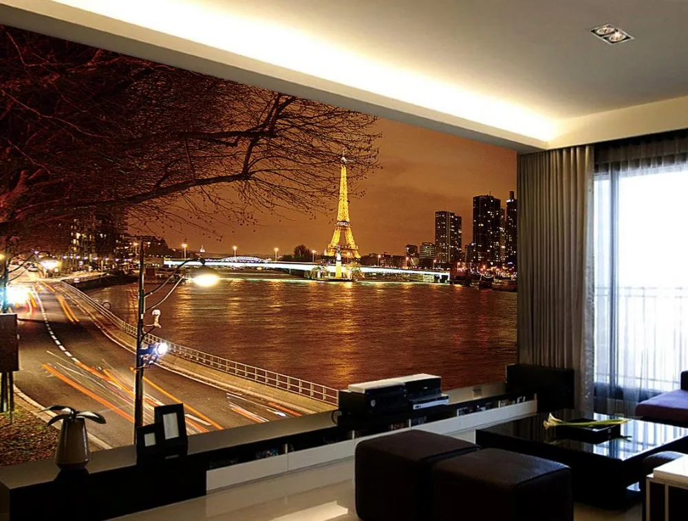 3d обои на заказ для гостиной европейская городская архитектура HD настенная