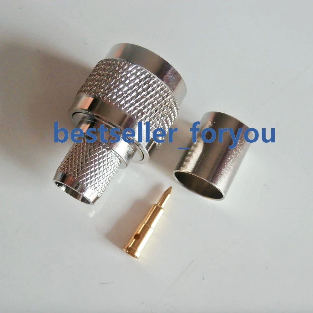 N Male Connector Plug Crimp RG8 RG213 LMR400 50-7DFB Cable RF | Обустройство дома