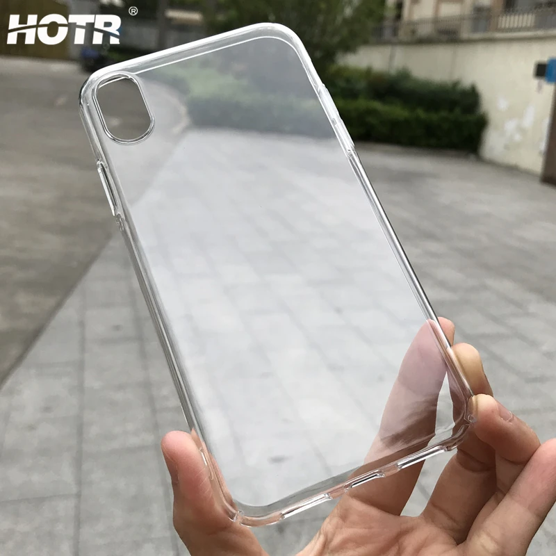 Высококачественный прозрачный жесткий чехол из поликарбоната для iphone X XS XR Max 6 7 8