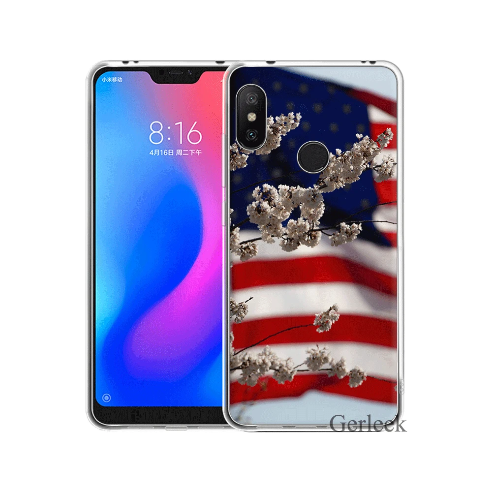 Чехол с флагом для Xiaomi Mi 9 9T CC9 CC9E Mix 2S A3 5 5S 6 8 Lite SE A1 5X A2 F1 MAX 3 | Мобильные телефоны и